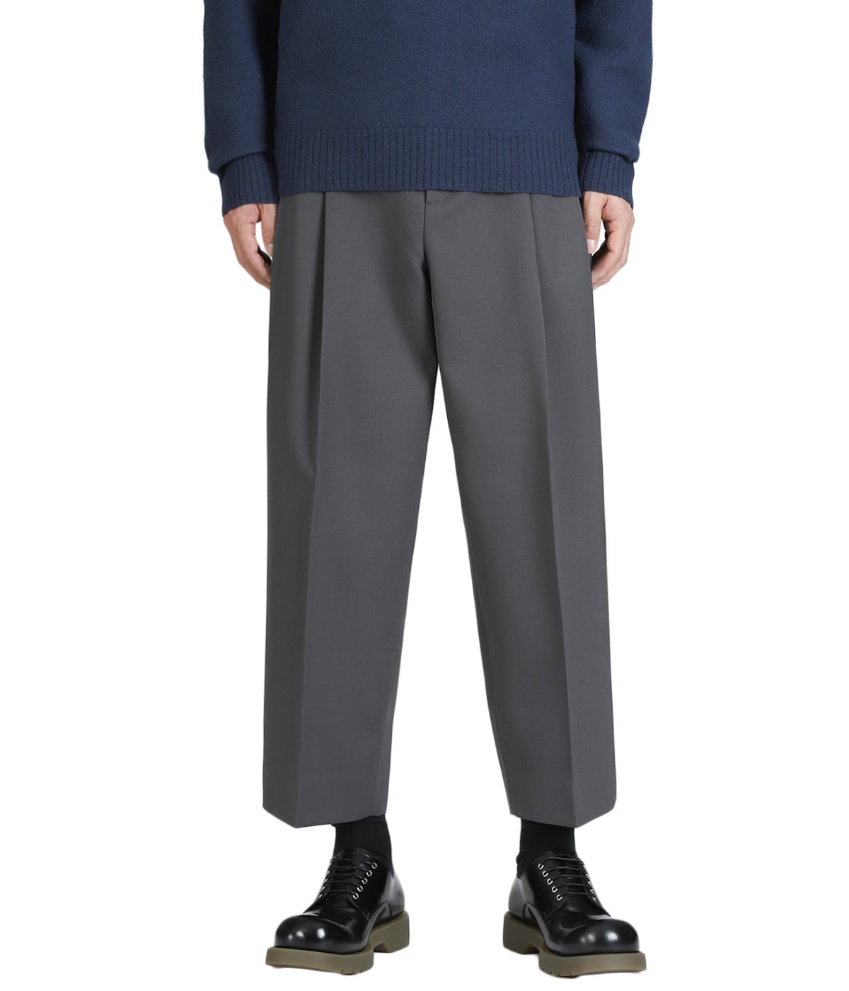 【美品】ジルサンダー　グレースーツ　ラフシモンズ期　サイズ48 ハンガー付 TROUSER 207 AW 23 | JIL SANDER(ジルサンダー) / パンツ スラックス