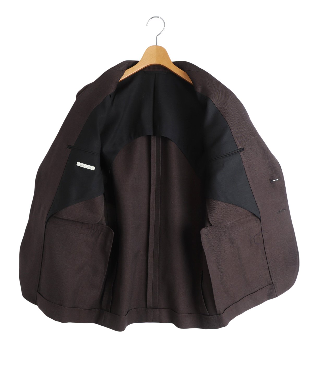 STEVE JACKET WOOL LINO 2B Brown | HEUGN(ユーゲン) / アウター