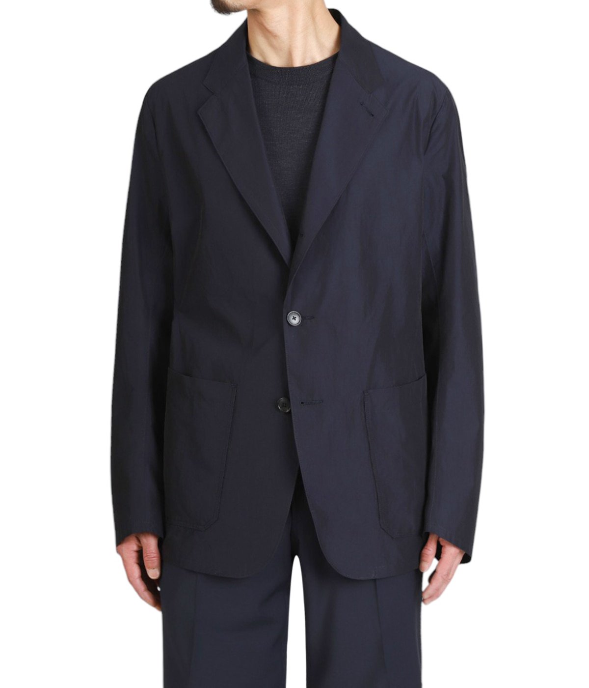 HEUGN（ユーゲン） HENRRI ジャケット JACKET028 サイズ2 Henrri POPLIN NAVY | HEUGN(ユーゲン) / アウター スーツ・テーラード