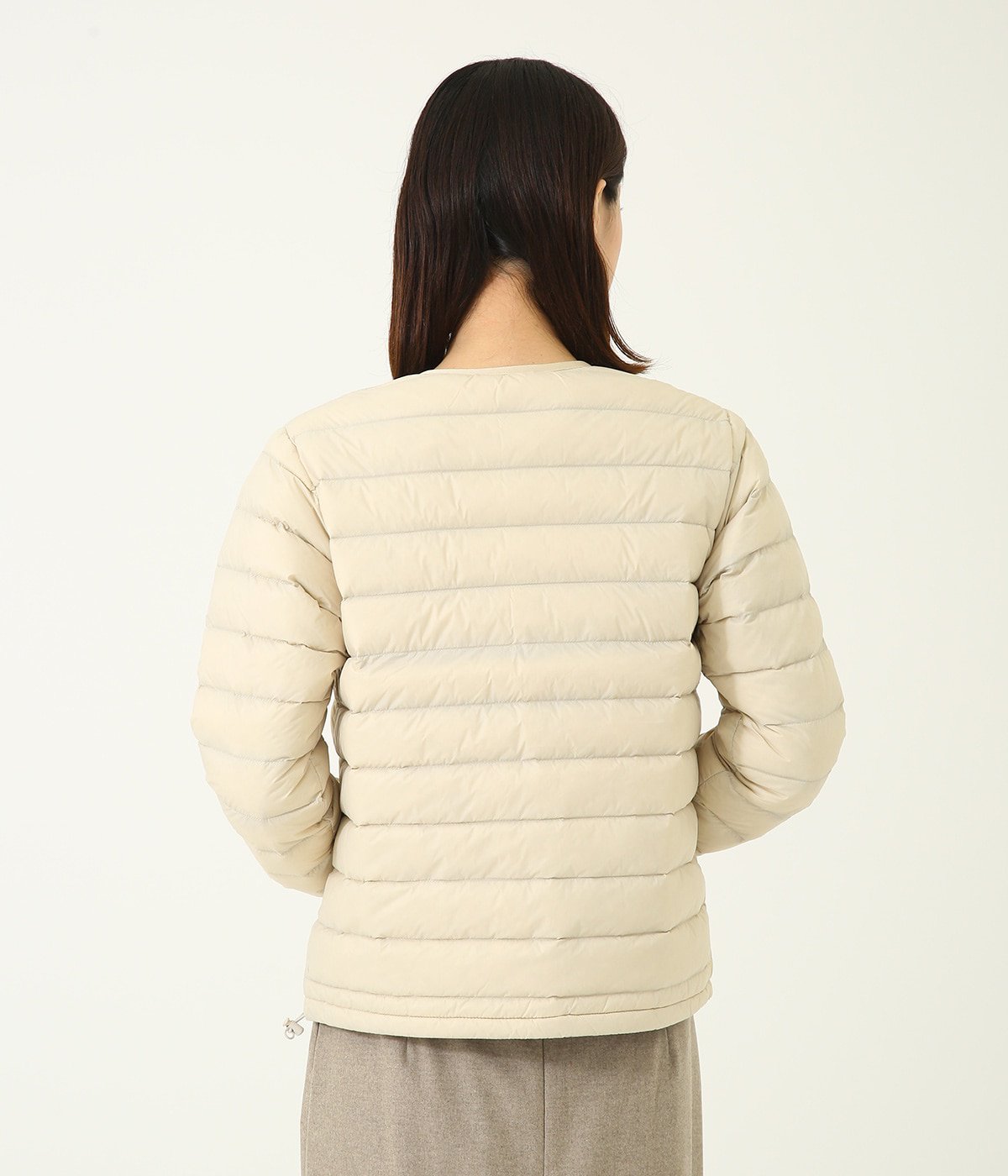 レディース Crew Neck Inner Down Jacket インナーダウンジャケット 34 ブラック 通常商品 通販 Arknets アークネッツ