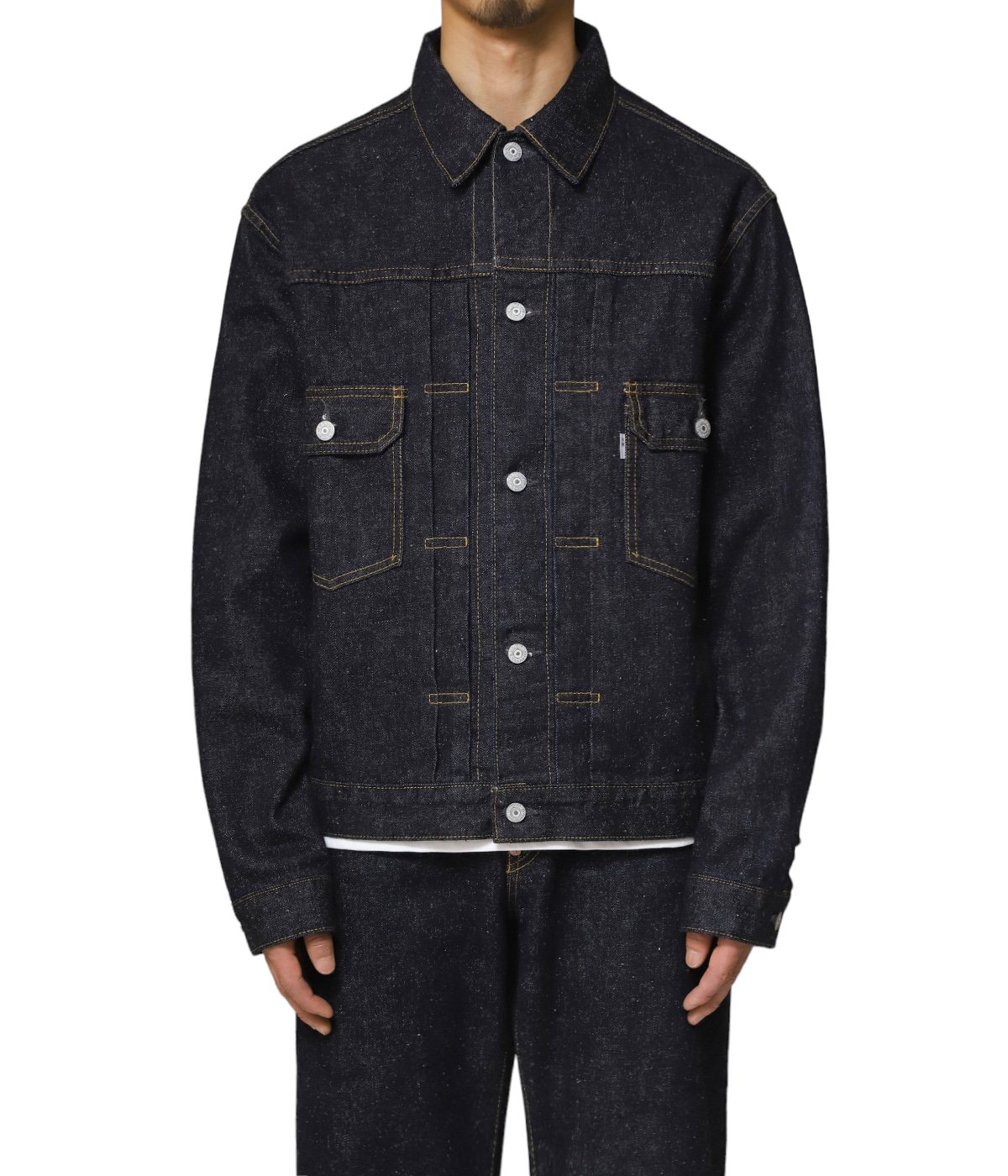 配送員設置送料無料 New Manual #001 T-BACK DENIM JACKET