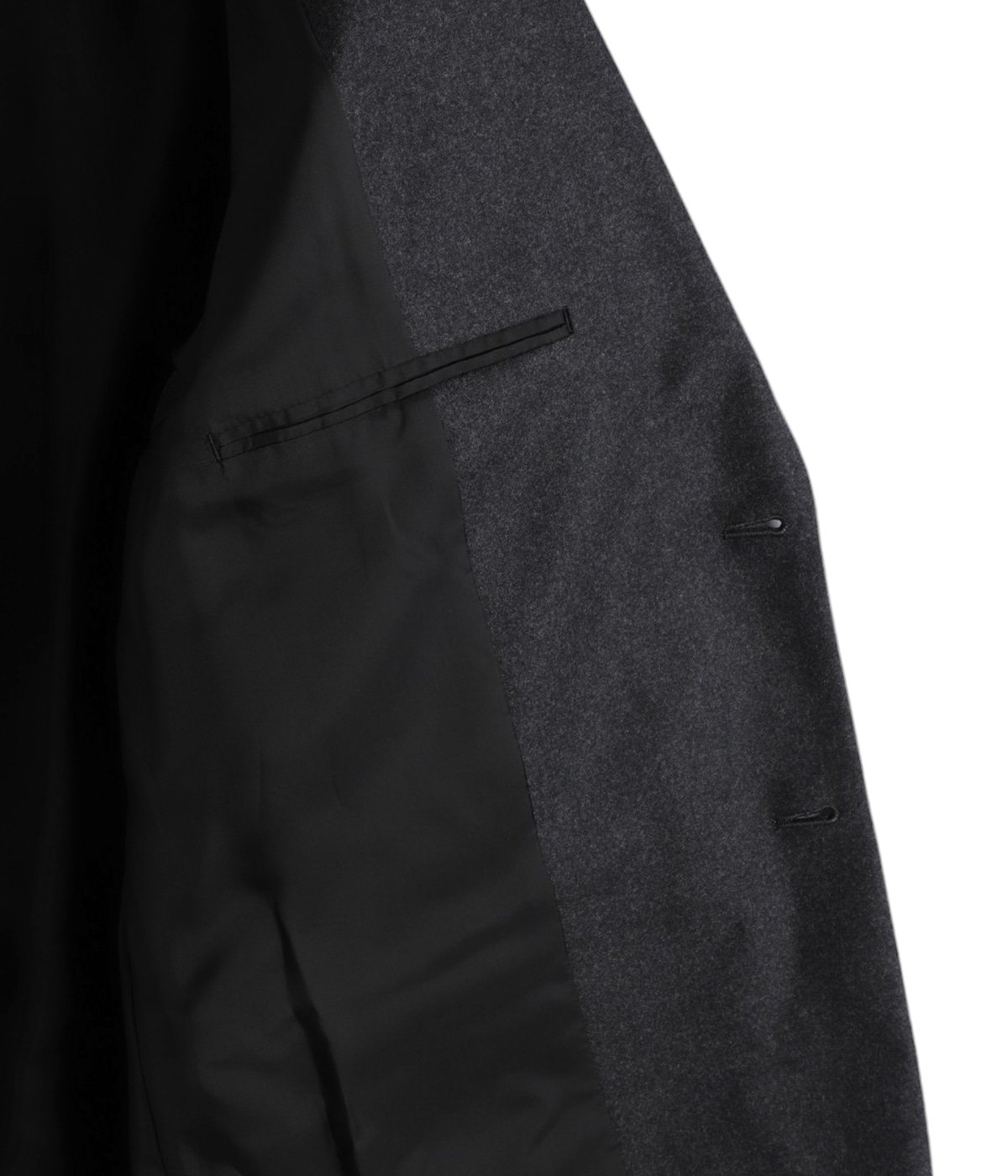 MERINO COLLEGE FLANNEL TAILORED JACKET | ATON(エイトン