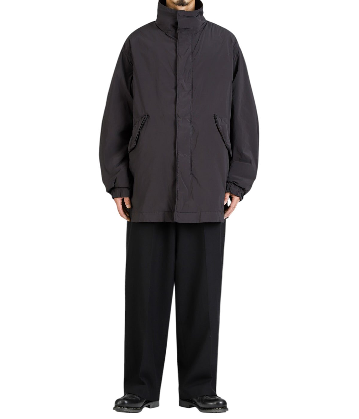 【３シーズン対応】新品 ATON 定番ショートモッズコート 06 白 ATON エイトン ライナー付き M-65 ショートモッズコート JKAGGW0800