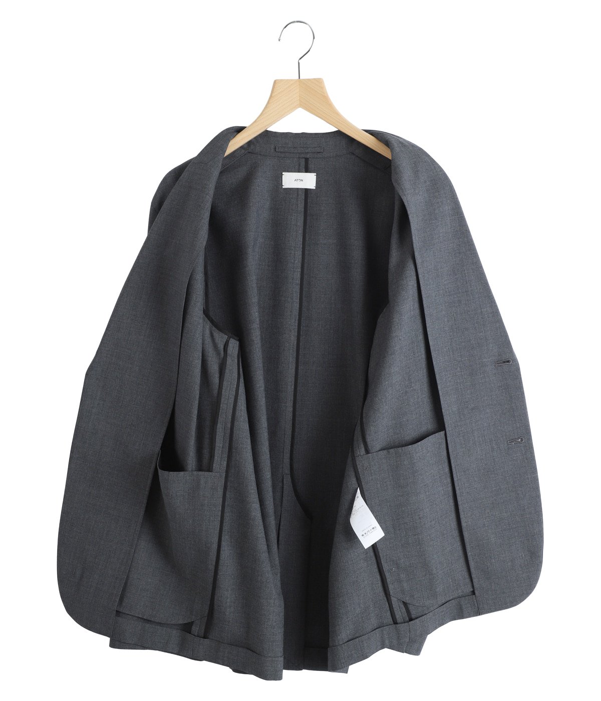 WOOL TROPICAL TAILORED JACKET | ATON(エイトン) / アウター スーツ