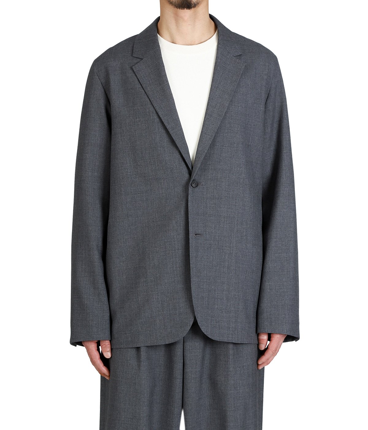 WOOL TROPICAL TAILORED JACKET | ATON(エイトン) / アウター スーツ