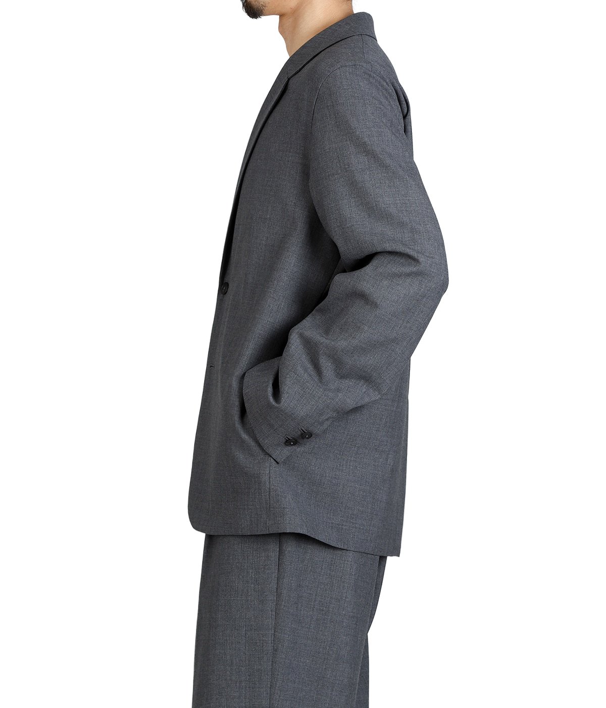 WOOL TROPICAL TAILORED JACKET | ATON(エイトン) / アウター スーツ