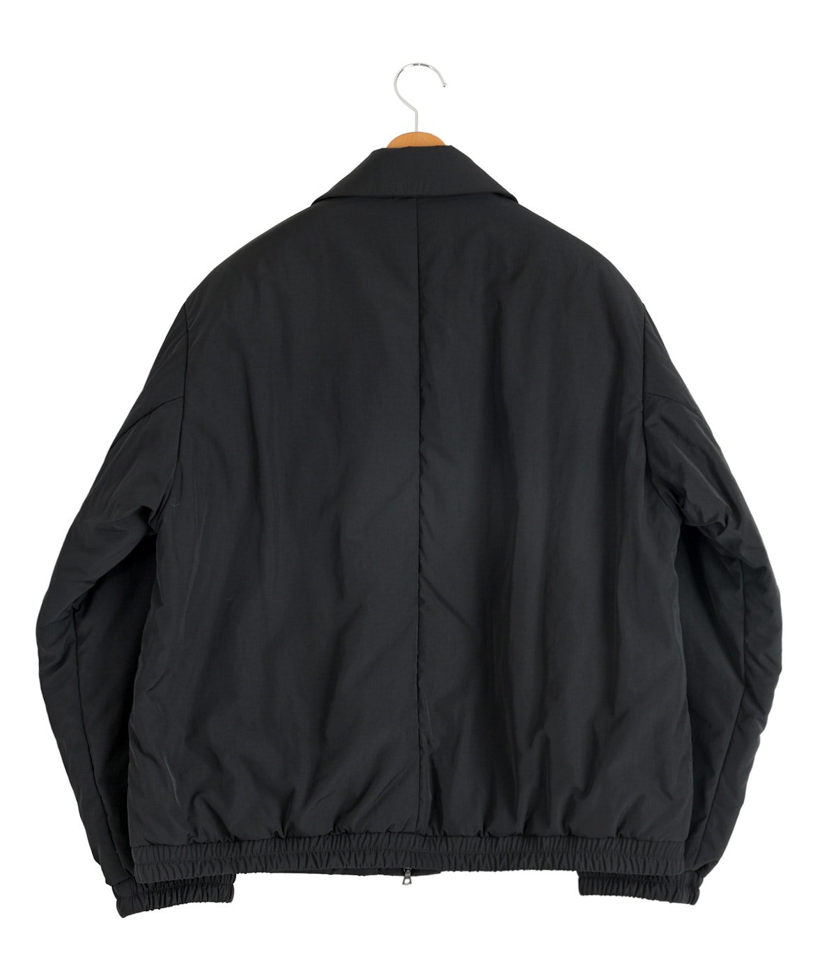 ATON 綿ナイロンブルゾン 02 ブラック エイトン TWIST NYLON TAFTA PADDED JACKET | ATON(エイトン) / アウター ダウン