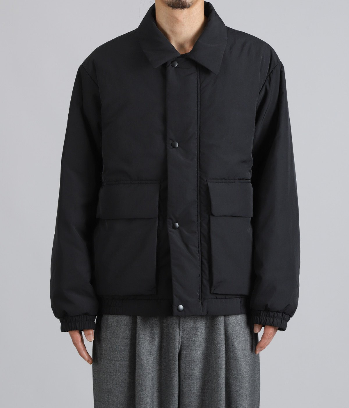 TWIST NYLON TAFTA PADDED JACKET | ATON(エイトン) / アウター ダウン