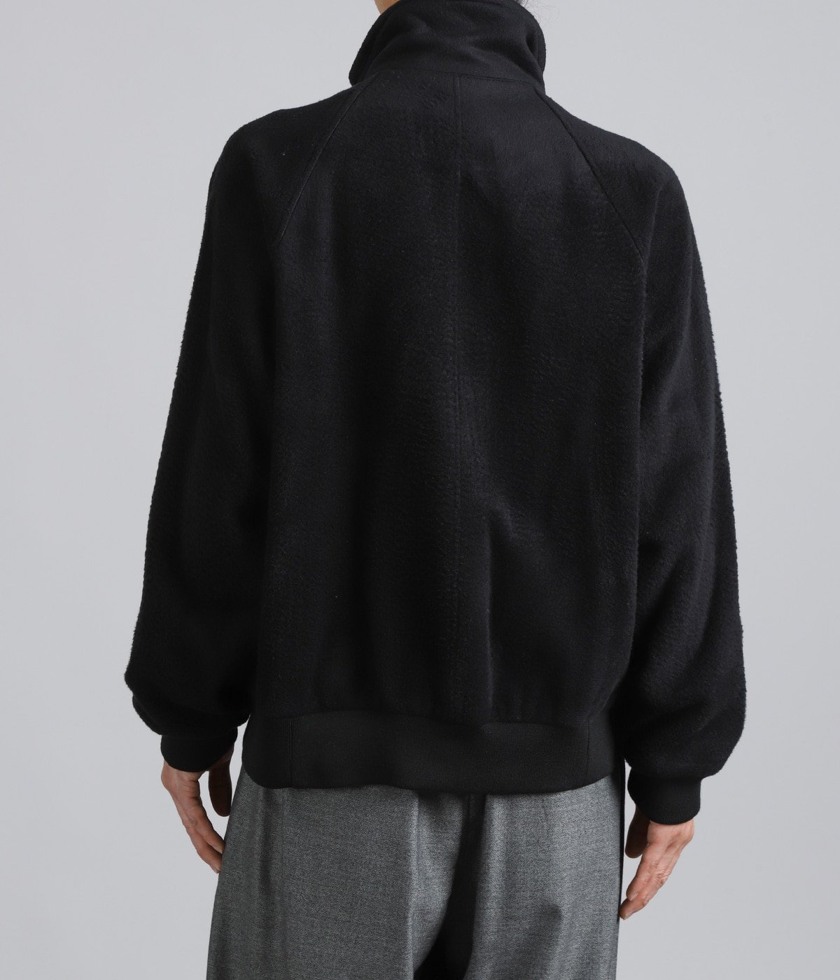 SILK FLEECE STAND JACKET | ATON(エイトン) / アウター フリース