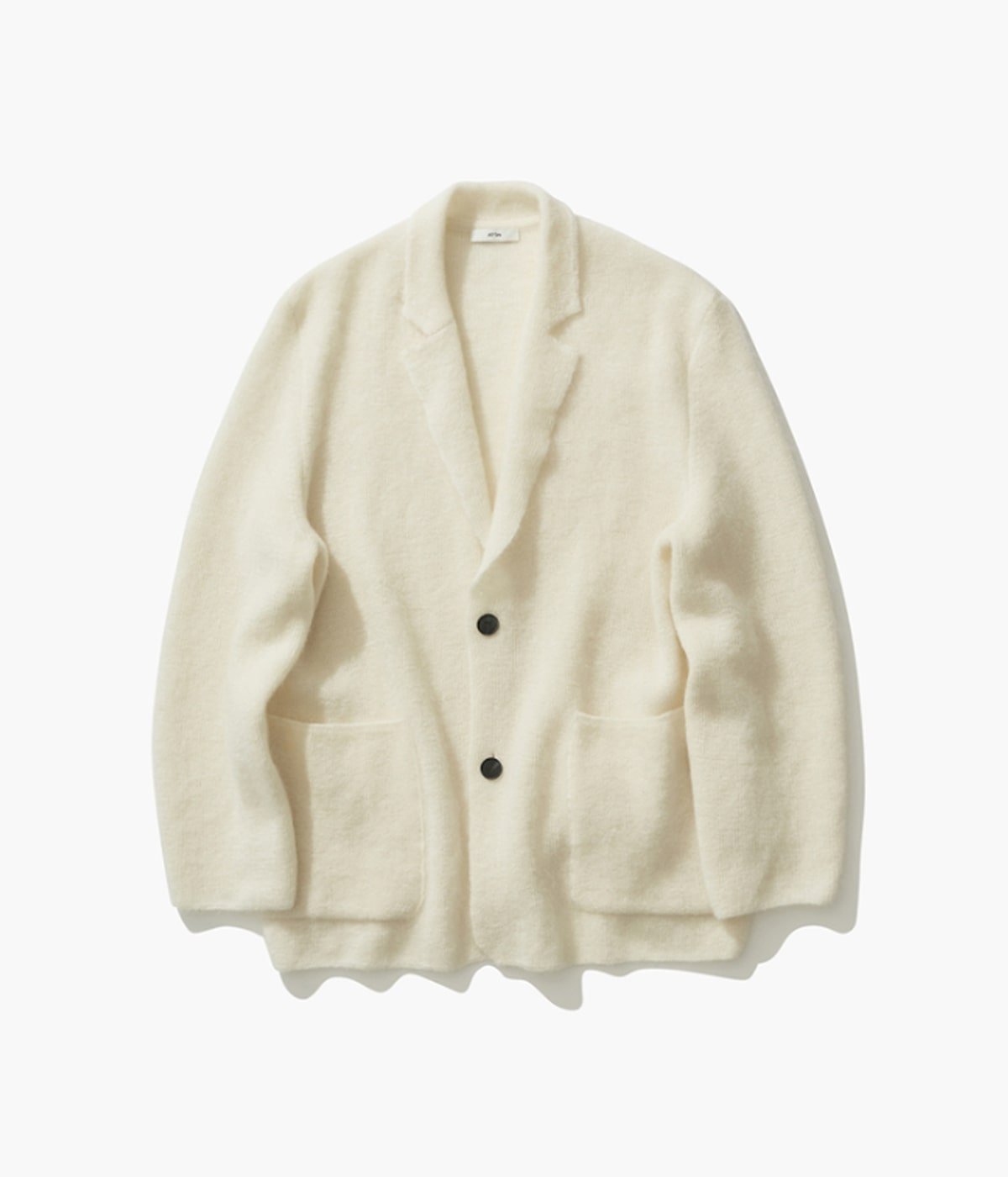 予約】【レディース】MOHAIR SHAGGY KNIT JACKET | ATON(エイトン