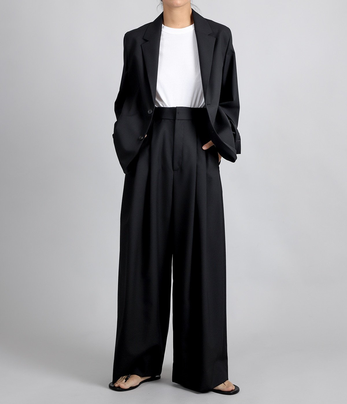 WOOL TROPICAL TAILORED JACKET | ATON(エイトン) / アウター スーツ