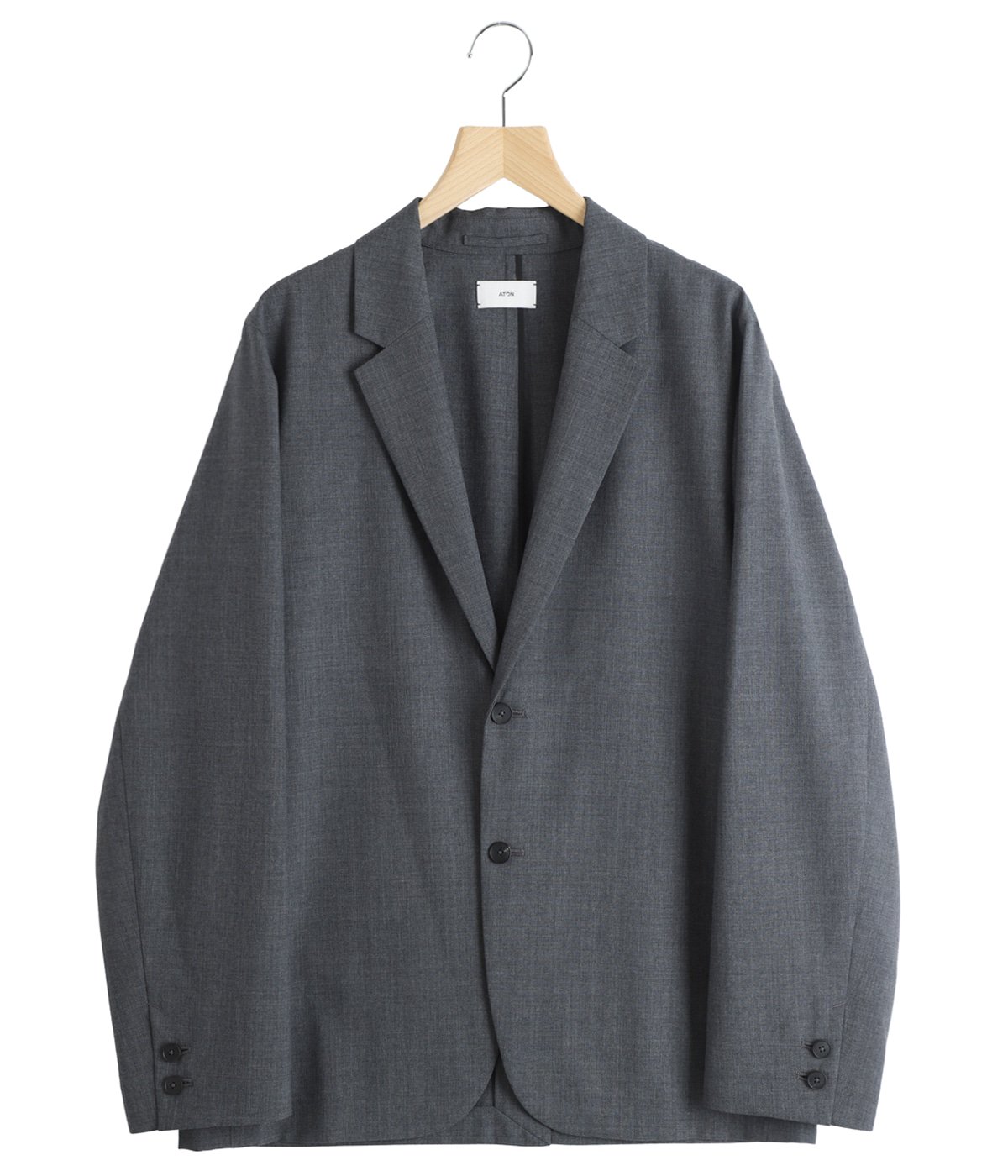 予約】WOOL TROPICAL TAILORED JACKET | ATON(エイトン) / アウター