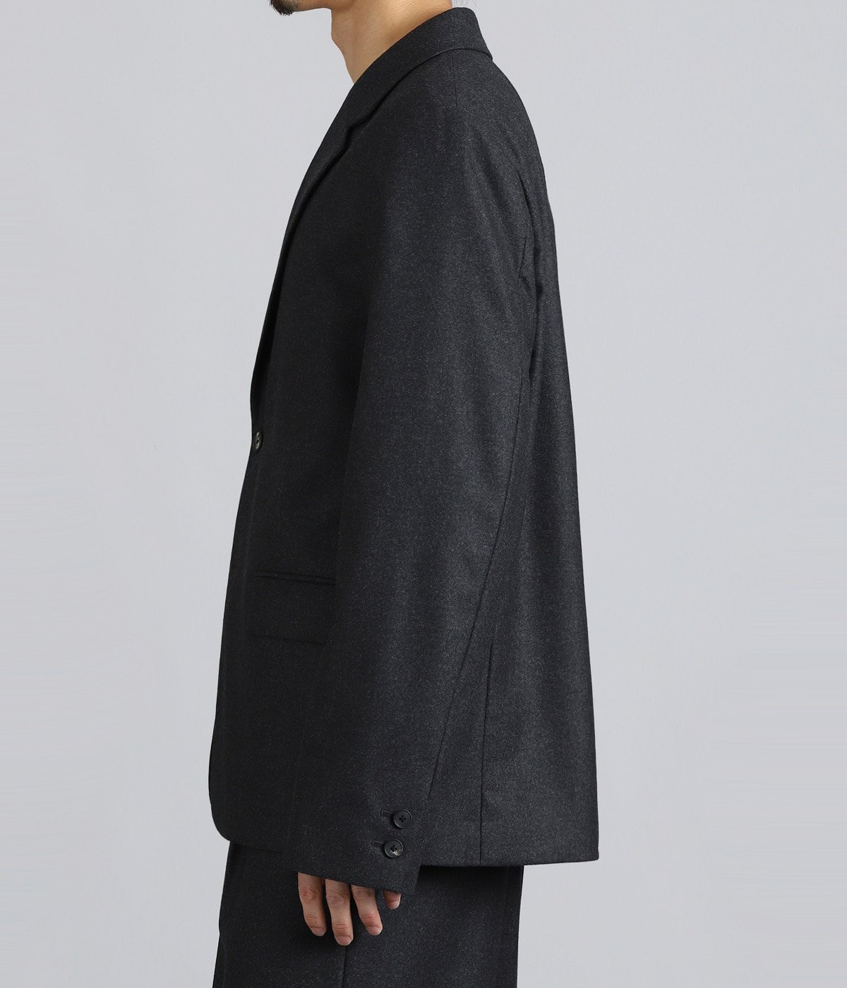 MERINO COLLEGE FLANNEL TAILORED JACKET | ATON(エイトン) / アウター