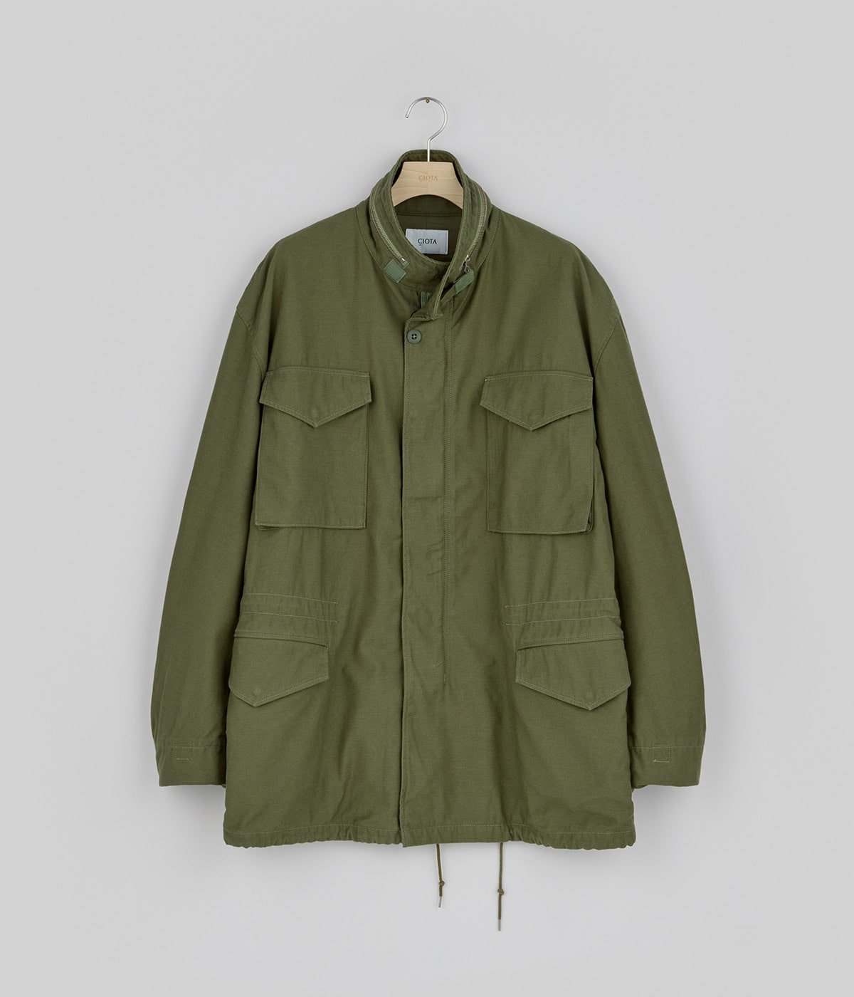 tantan購入✳︎HTSミリタリージャケット 予約】Cotton-Nylon Back-Sateen M-1965 Field Jacket (Stone Wash