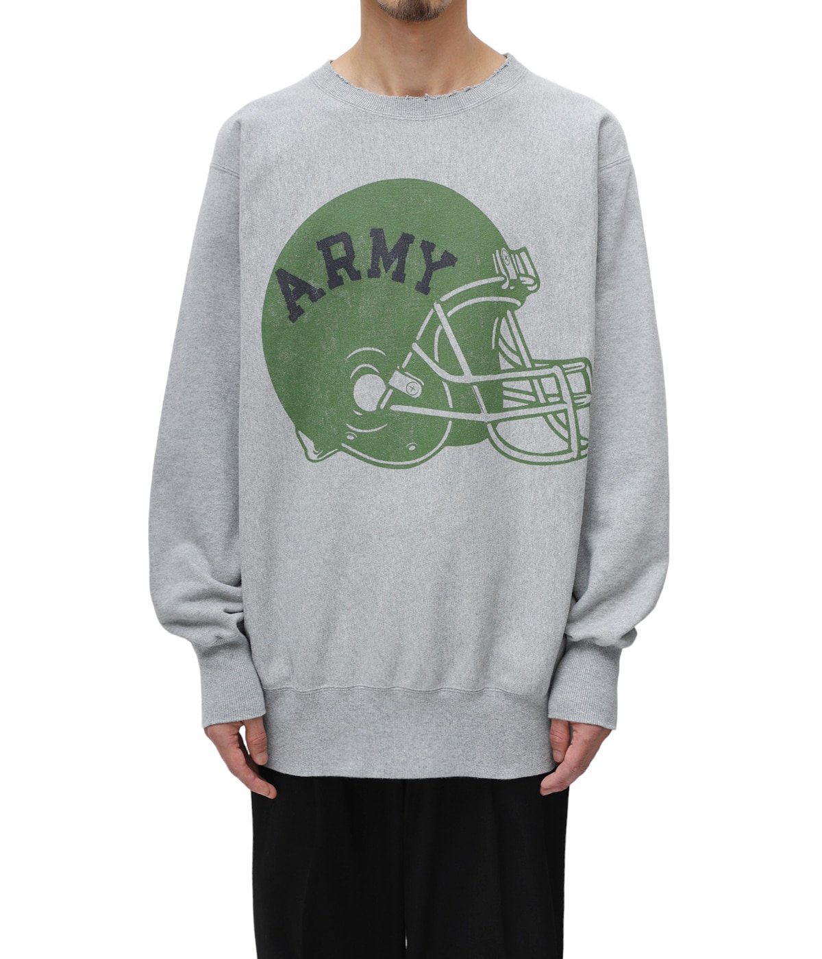 ジャクソンマティスJACKSON MATISSE 2023AW ARMY FOOTBALLスウェット ...