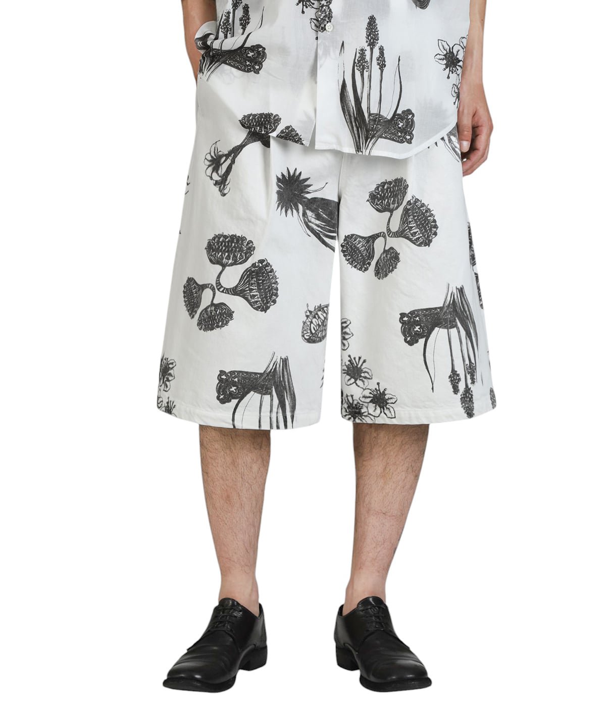 SHORT PANTS - Hand Drawing SUMI Printing - | kiivu(キフ
