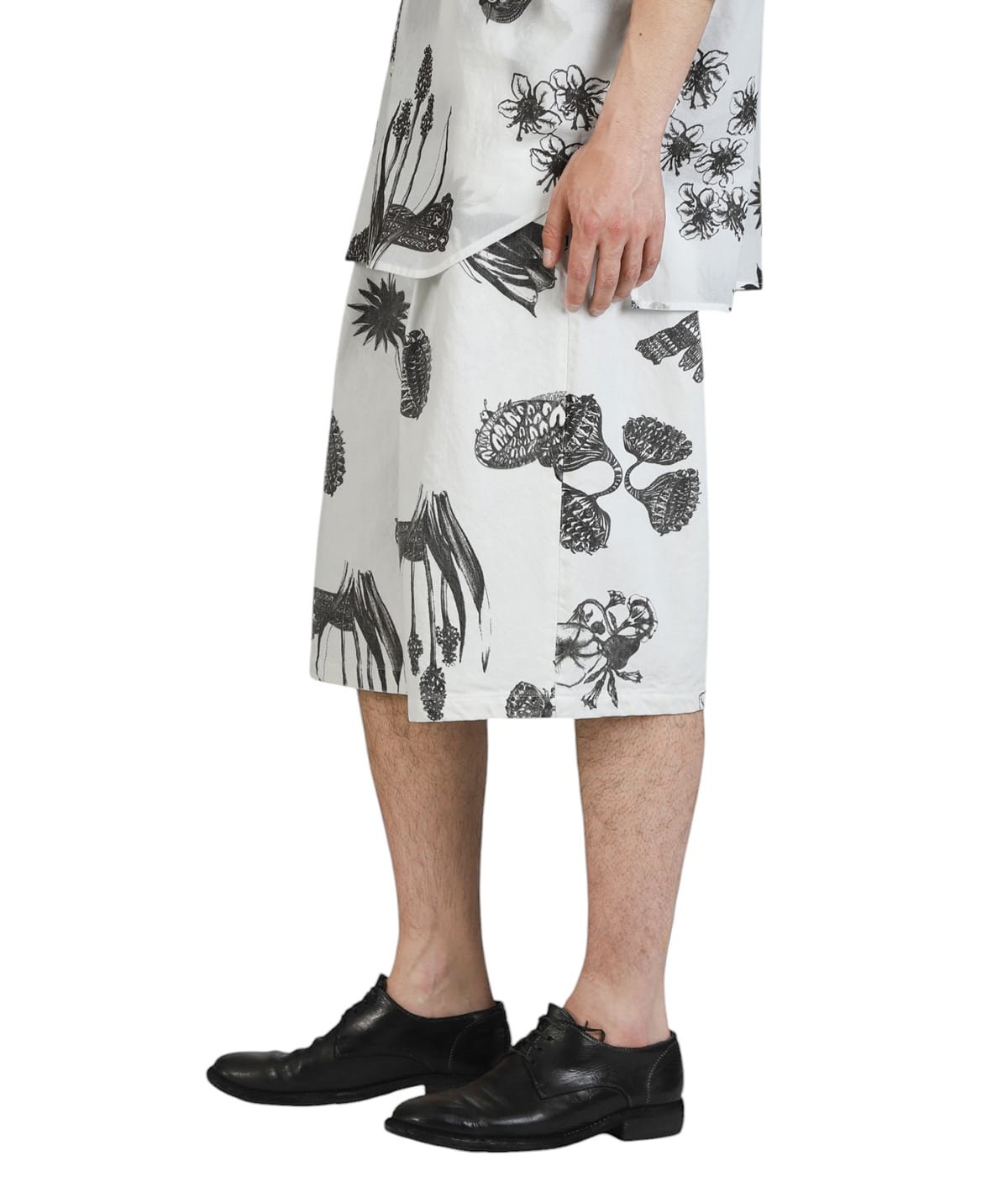SHORT PANTS - Hand Drawing SUMI Printing - | kiivu(キフ) / パンツ 