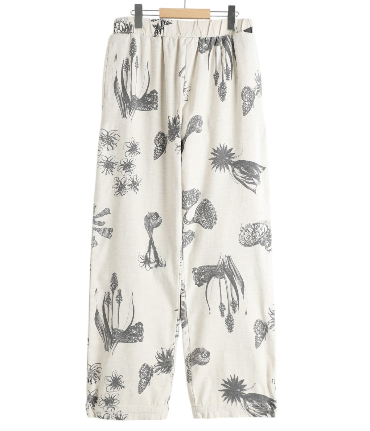 EASY PANTS - Drawing Print Doble Cloth - | kiivu(キフ