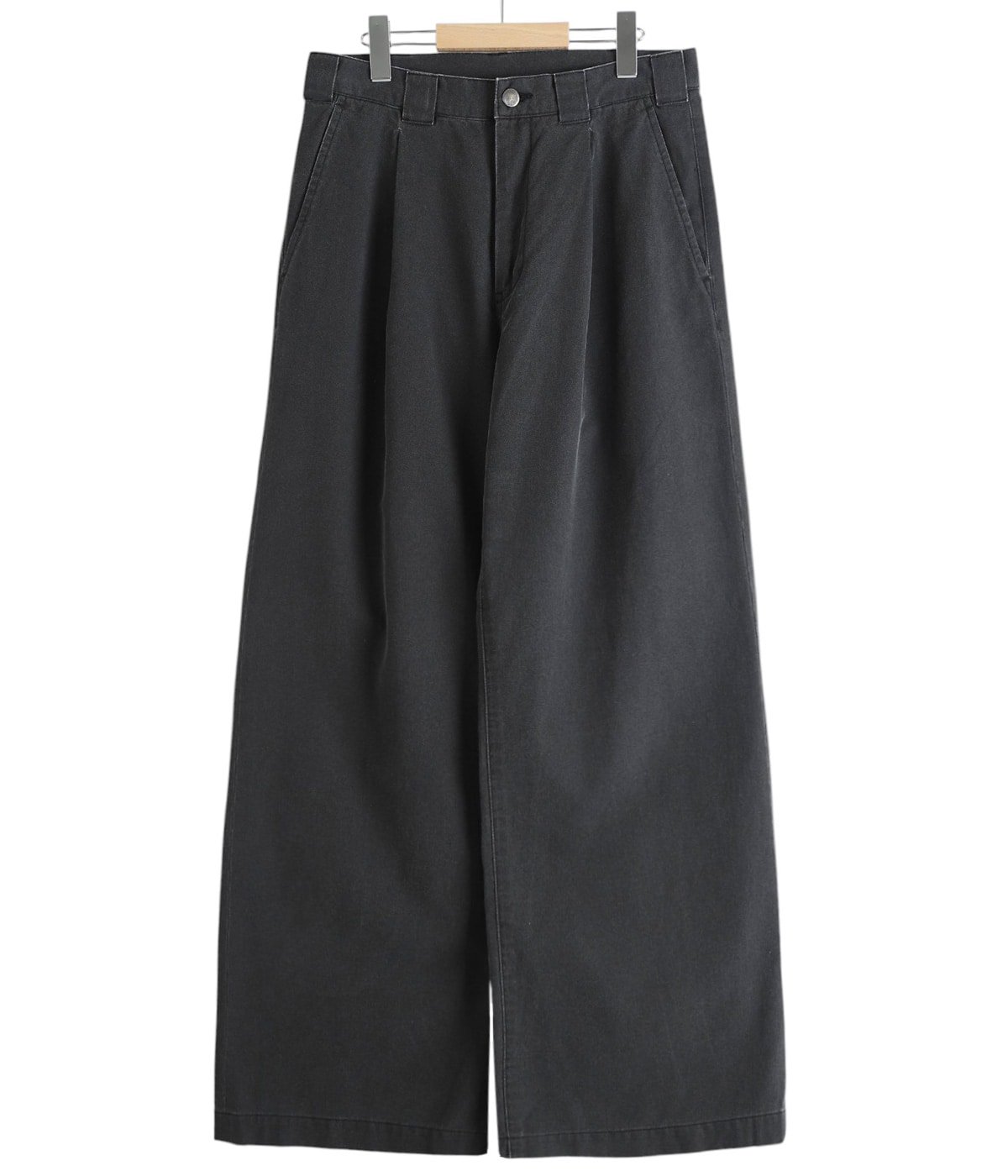 BAGGY CHINO TROUSER- Pigment Print Chino Cloth - | kiivu