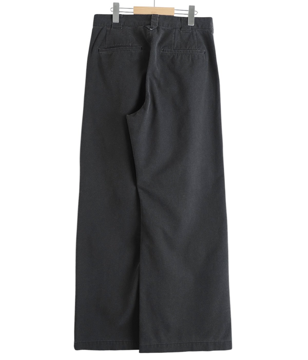 BAGGY CHINO TROUSER- Pigment Print Chino Cloth - | kiivu(キフ