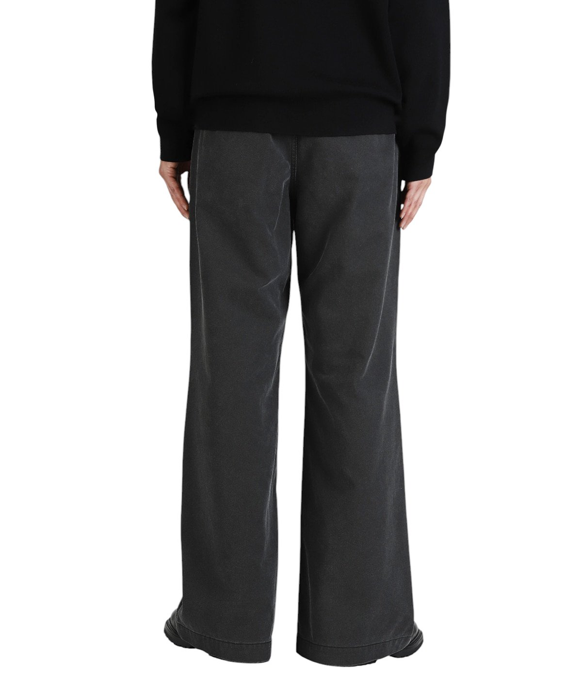 BAGGY CHINO TROUSER- Pigment Print Chino Cloth - | kiivu(キフ
