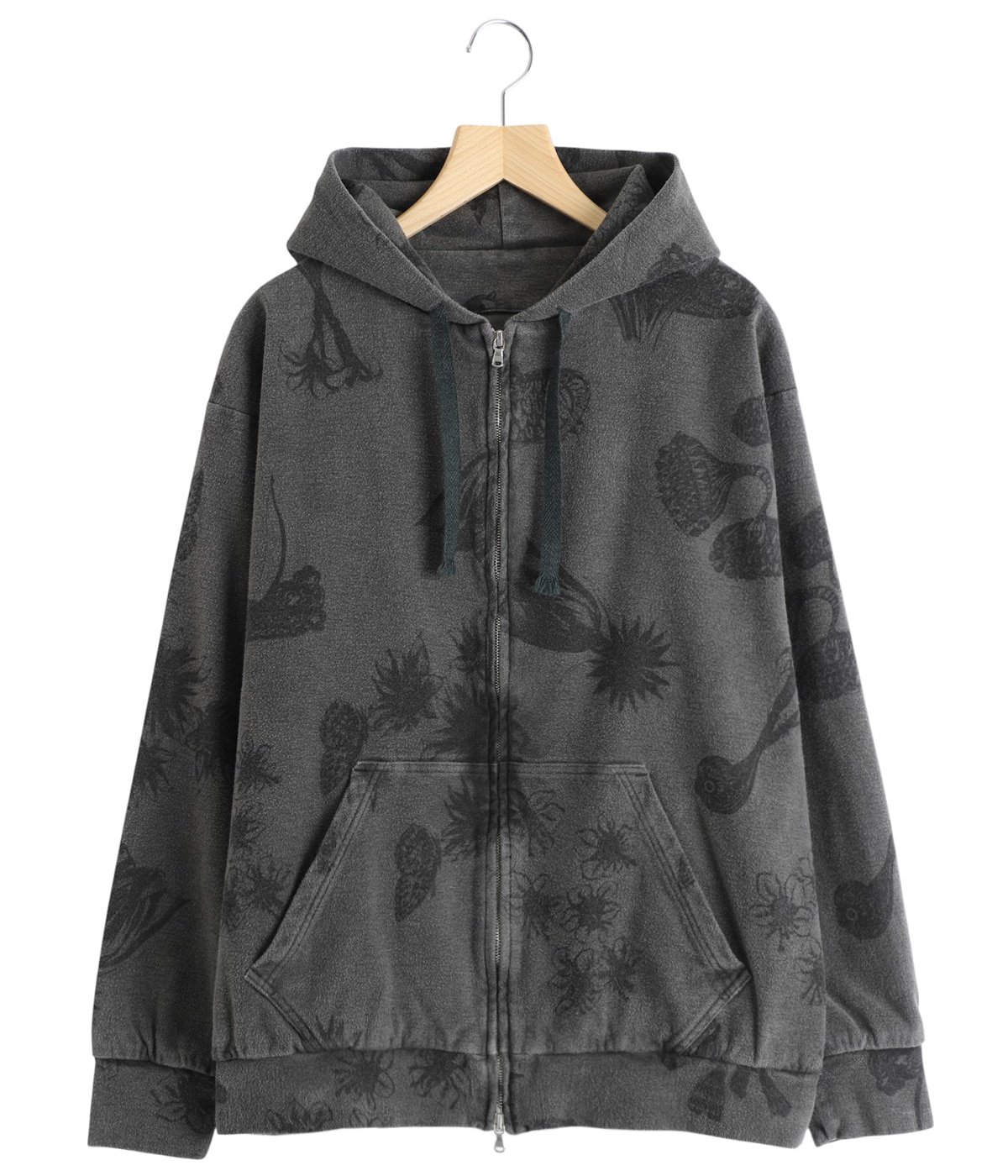ZIP UP HOODED- Drawing Sumi Print Doble + Needle + Sumi O.D