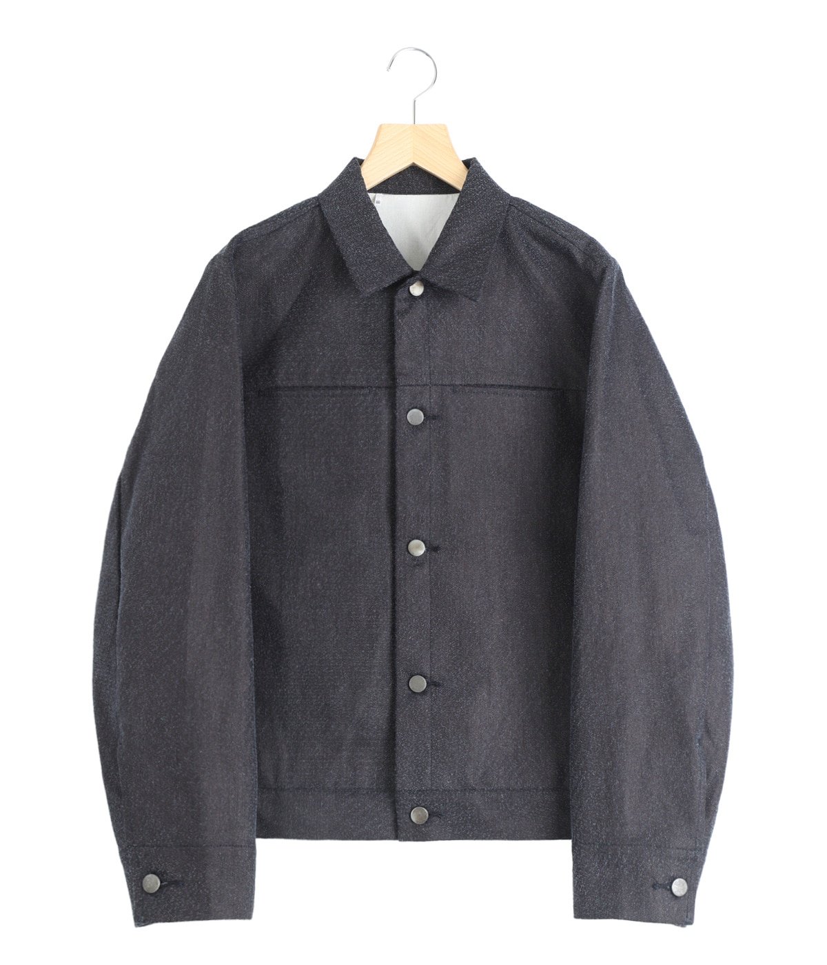 DENIM TRUCKER JACKET- 12.5oz Rainbow Denim + SUMI ＋Needles Punch