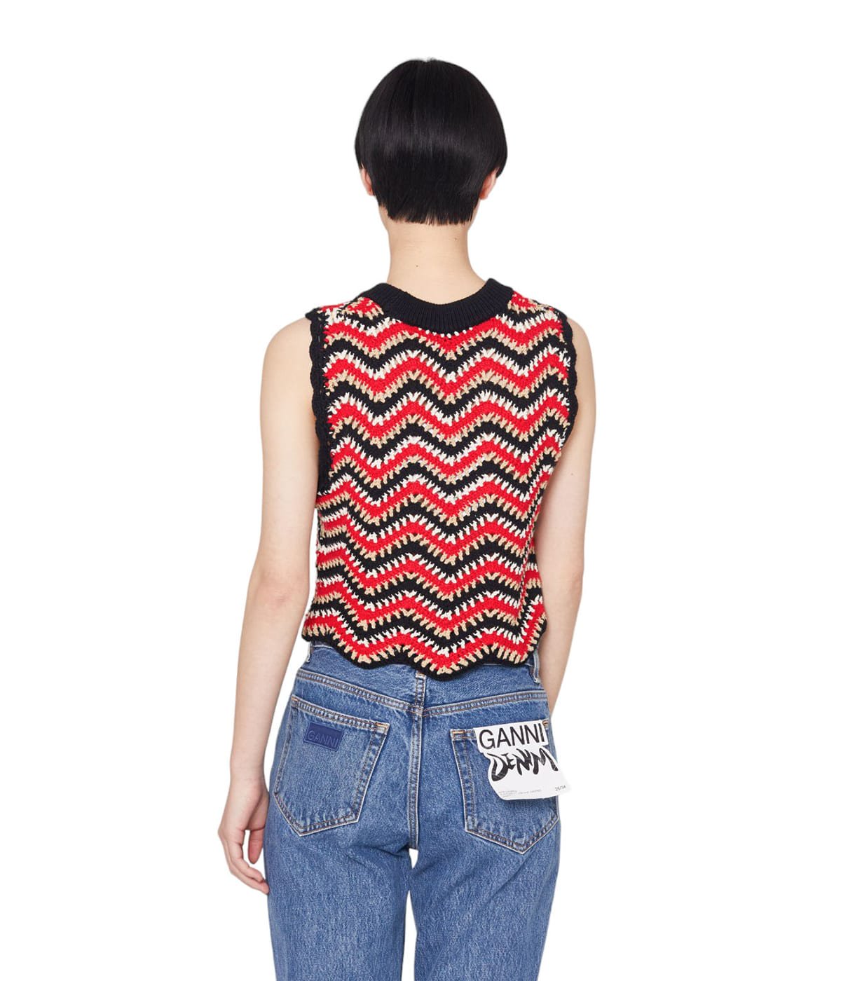 レディース】Cotton Crochet Vest | GANNI(ガニー) / トップス