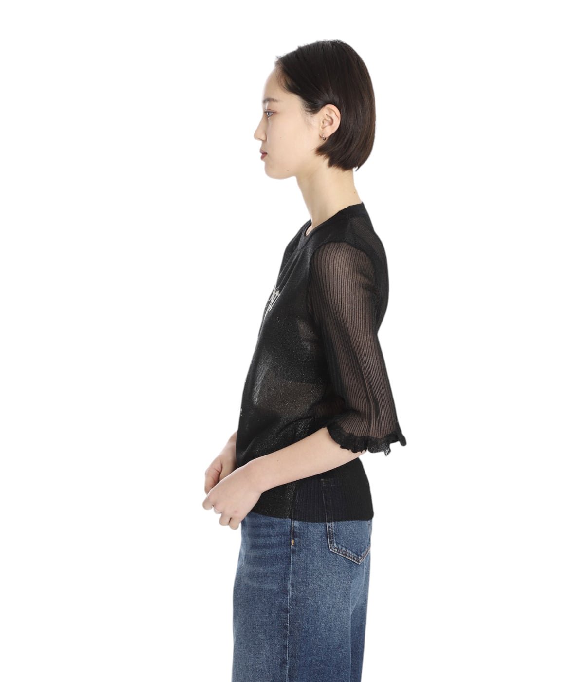 レディース】Sheer Jacquard Top | GANNI(ガニー) / トップス