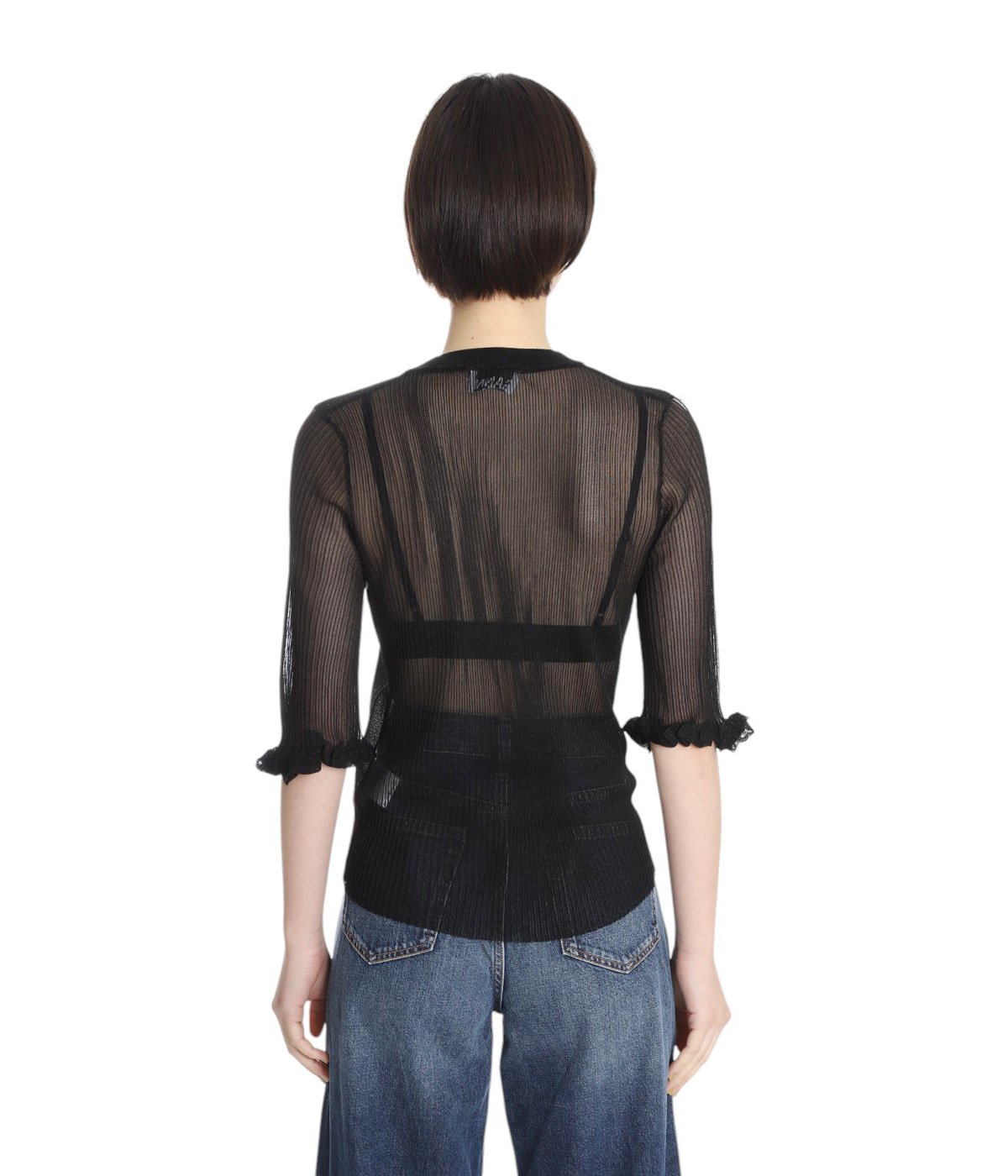 レディース】Sheer Jacquard Top | GANNI(ガニー) / トップス
