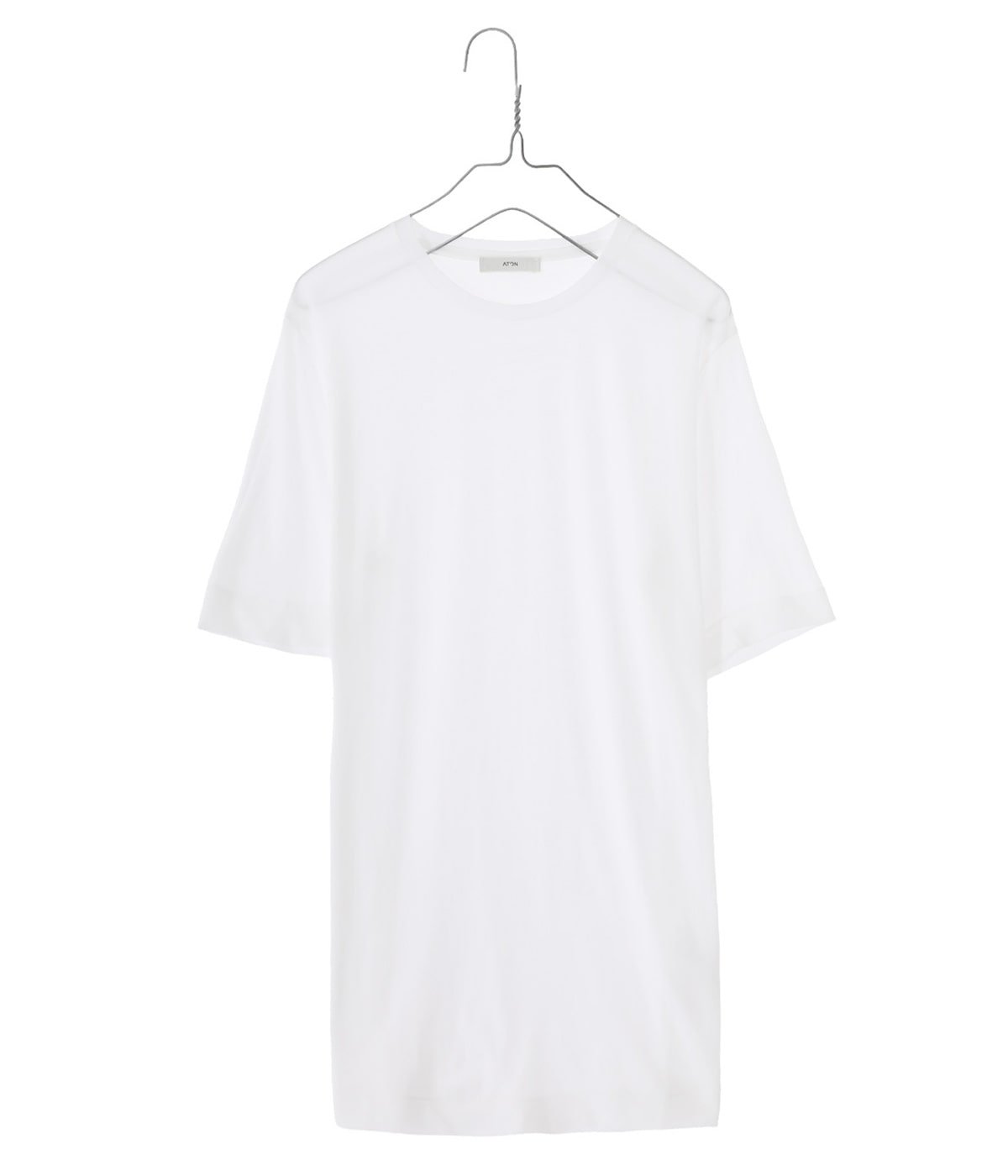 ATON」 半袖Tシャツ 1 ホワイト WOMEN - トップス