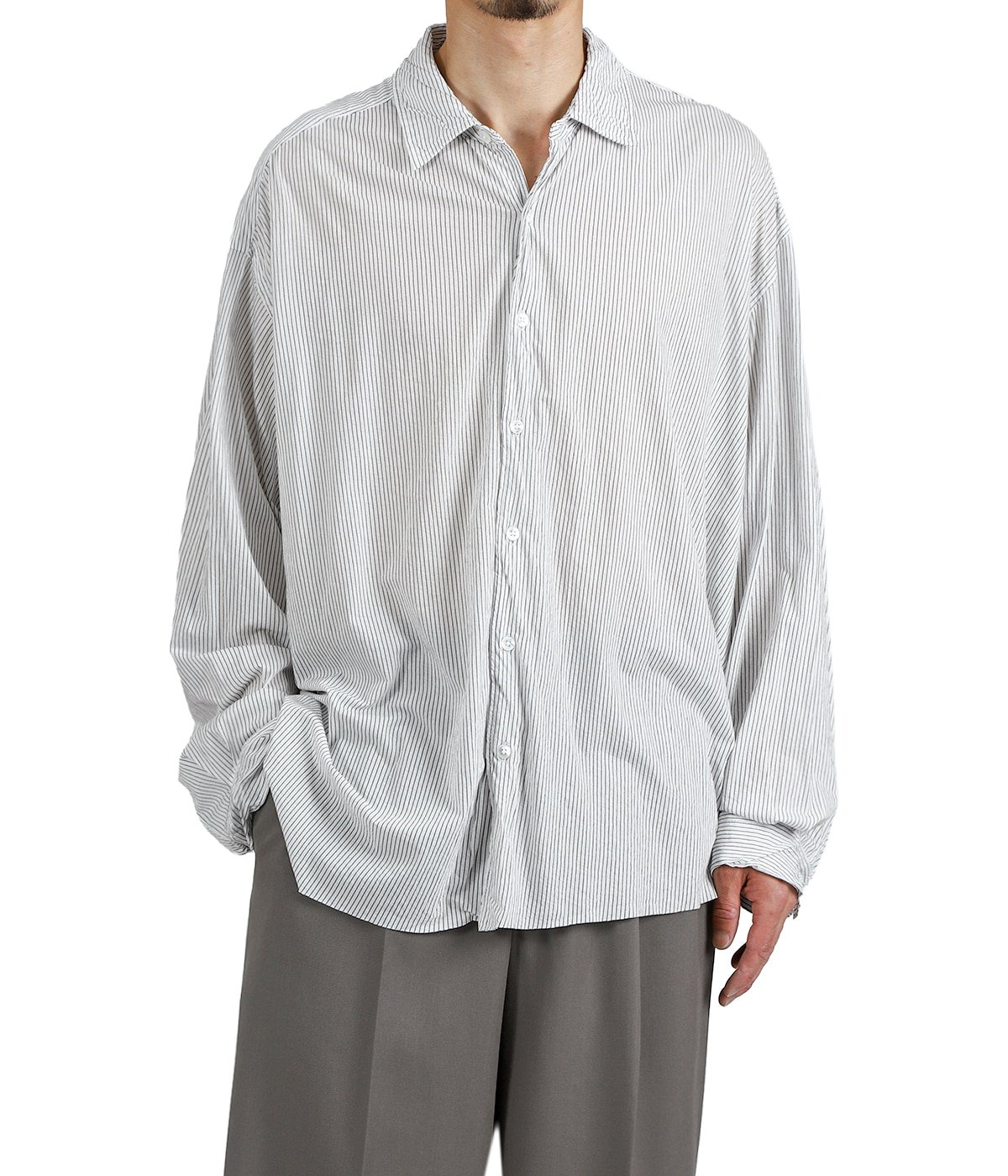 46G Stripe Artisan Shirt | KANEMASA PHIL.(カネマサフィル