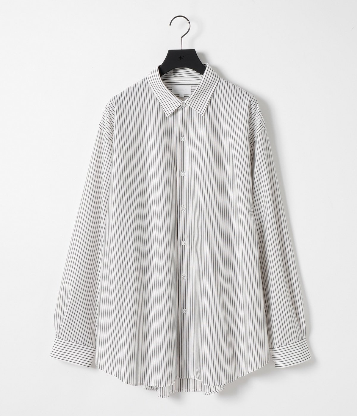 25SS カネマサフィル シャツ 46G Atmosphere Stripe KANEMASA PHIL.(カネマサフィル) 46G Atmosphere Stripe Shirt - WHITE