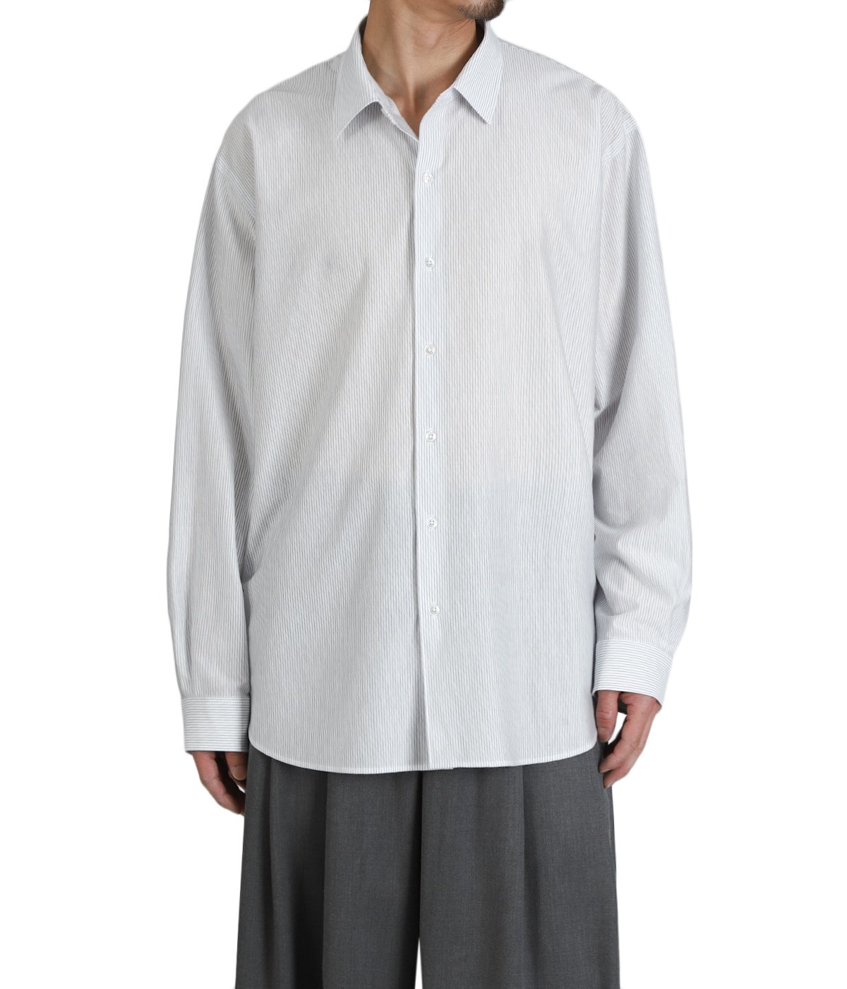 46G Stripe Atmosphere Shirt | KANEMASA PHIL.(カネマサフィル