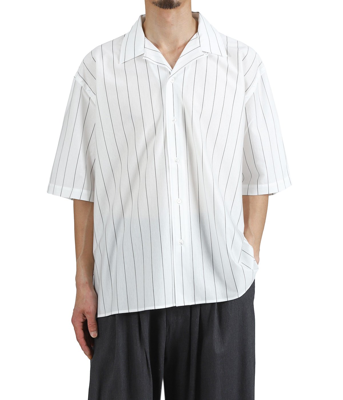46G Stripe Ether Shirt | KANEMASA PHIL.(カネマサフィル) / トップス