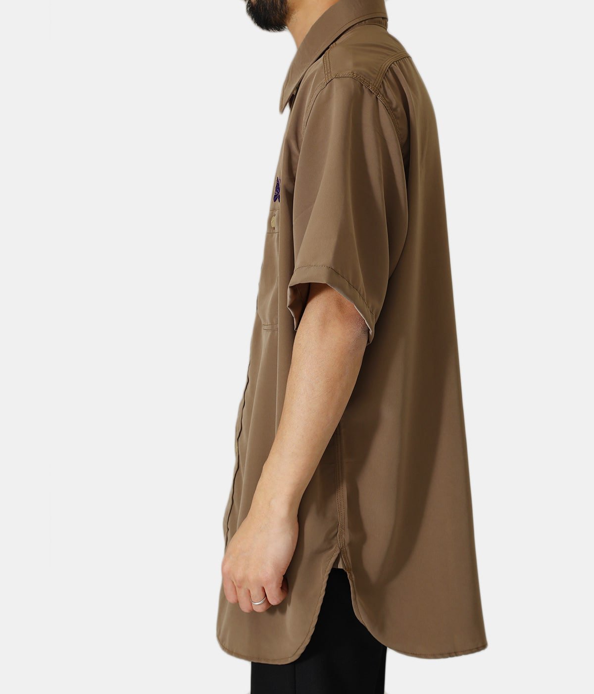 NEEDLES(ニードルズ) S/S Work Shirt - Poly Cloth / トップス 半袖 