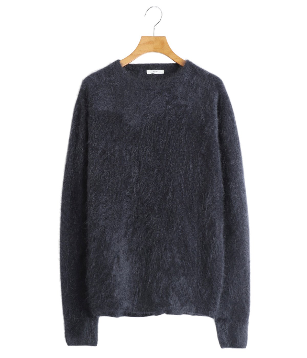 ATON FUR CASHMERE C/N PULLOVER ブラック サイズ4 ATON FUR CASHMERE C/N PULLOVER ブラック サイズ4 - メルカリ