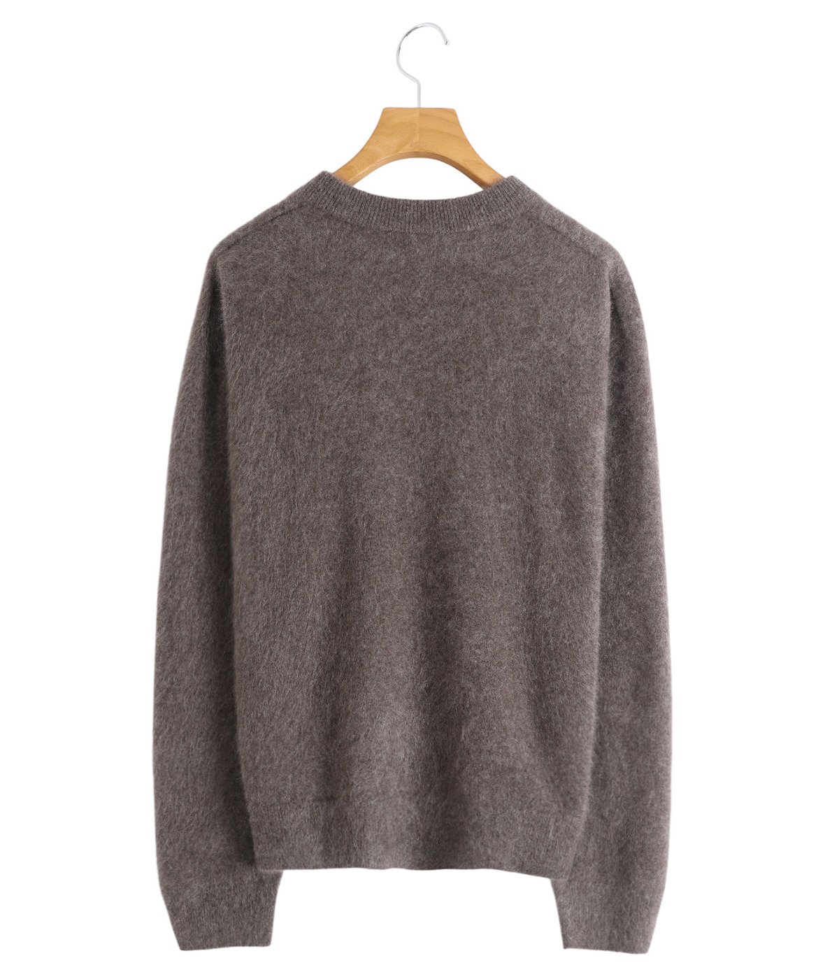 レディース】ROYAL CASHMERE FUR CREWNECK CARDIGAN | ATON(エイトン