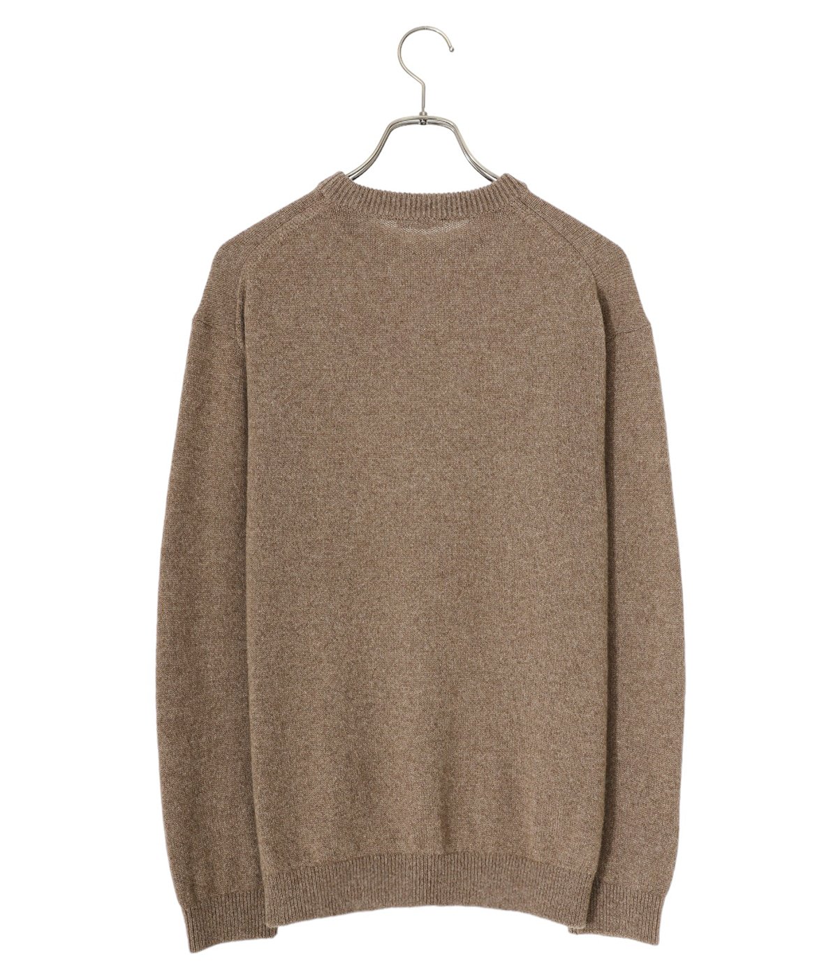 NATURAL CASHMERE CREWNECK SWEATER | ATON(エイトン) / トップス