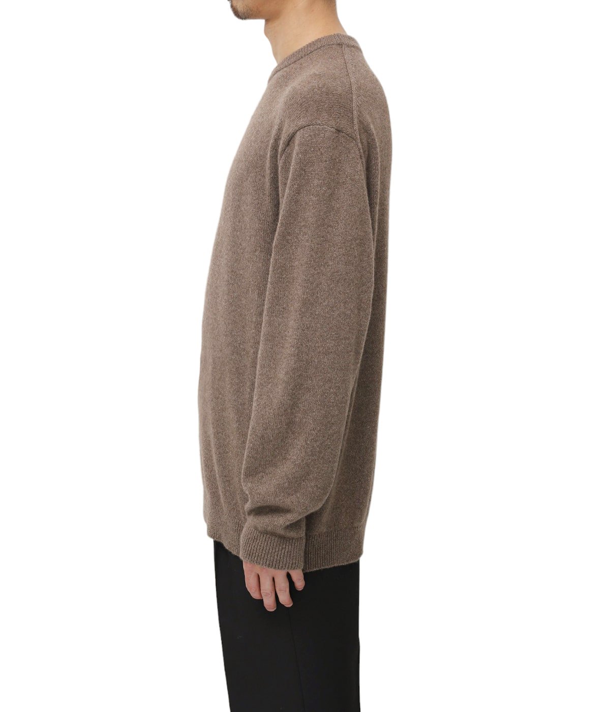 NATURAL CASHMERE CREWNECK SWEATER | ATON(エイトン) / トップス ...