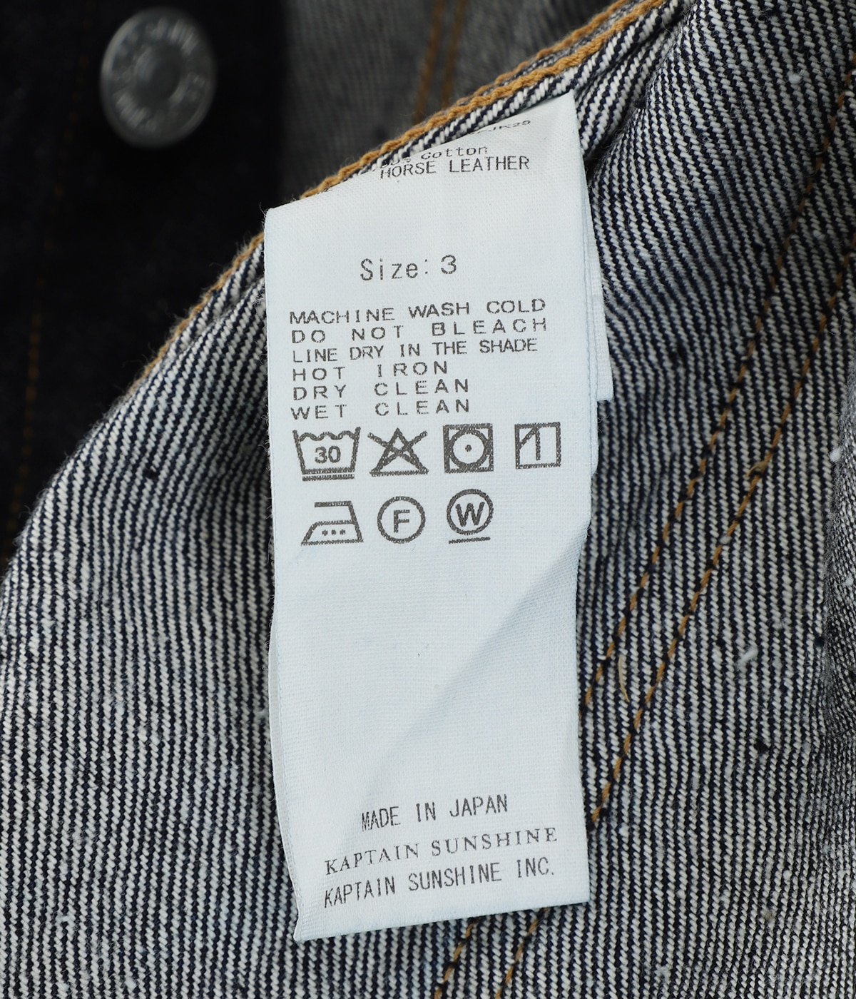Denim Tracker 1P Jacket | KAPTAIN SUNSHINE(キャプテンサンシャイン
