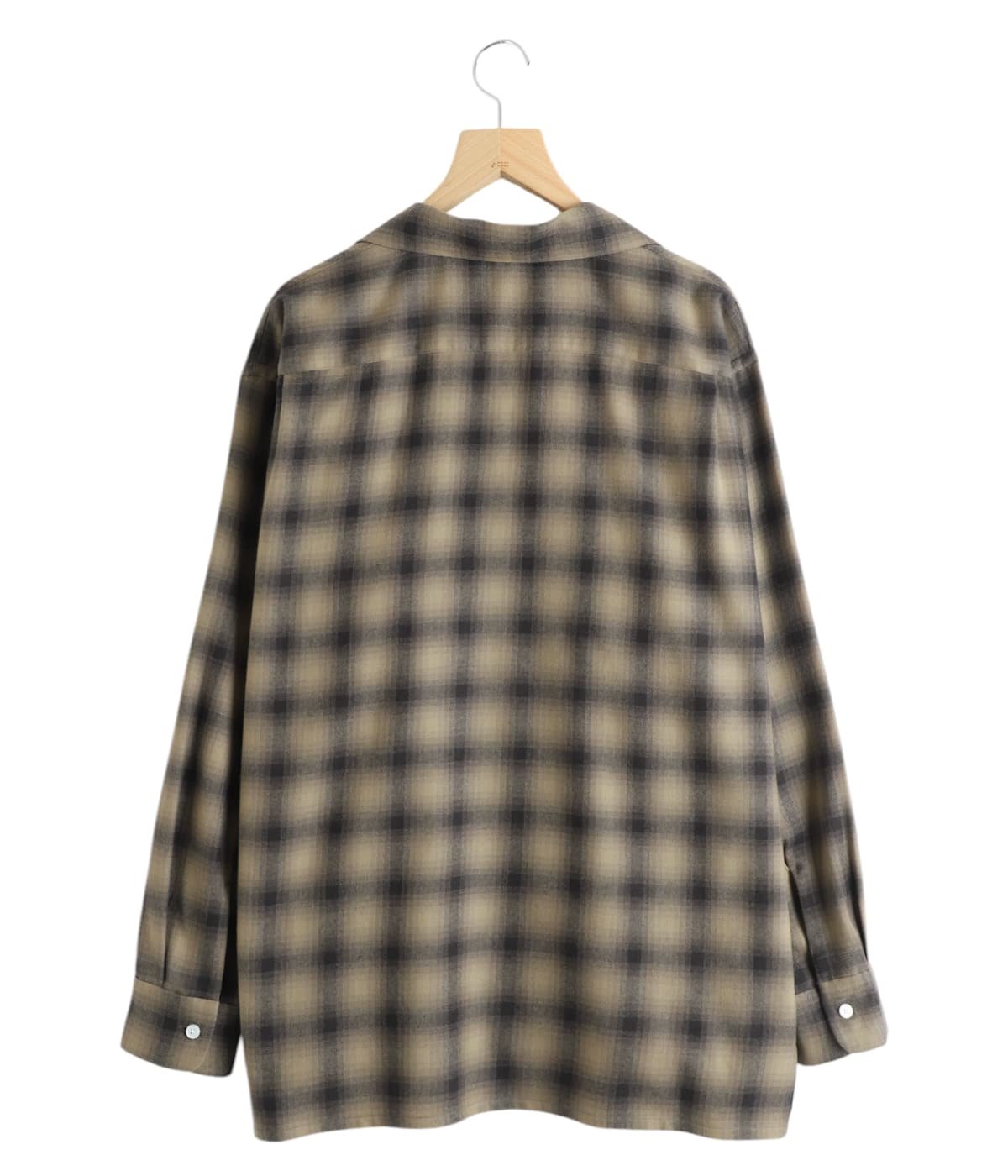 Wool Ombre Open Collared Shirt | KAPTAIN SUNSHINE(キャプテン