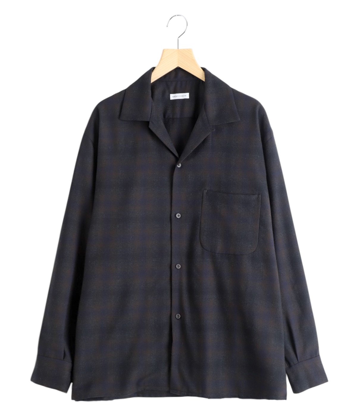 【新品 25AW】KAPTAIN SUNSHINE オンブレ チェック シャツ Kaptain Sunshine キャプテンサンシャイン ウール オンブレチェック