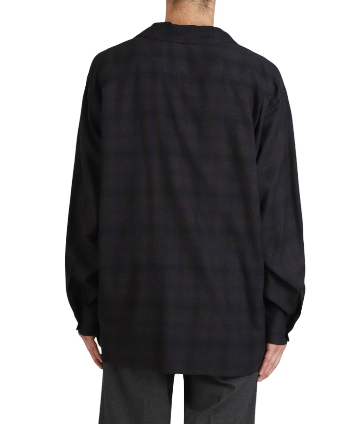 Wool Ombre Open Collared Shirt | KAPTAIN SUNSHINE(キャプテン