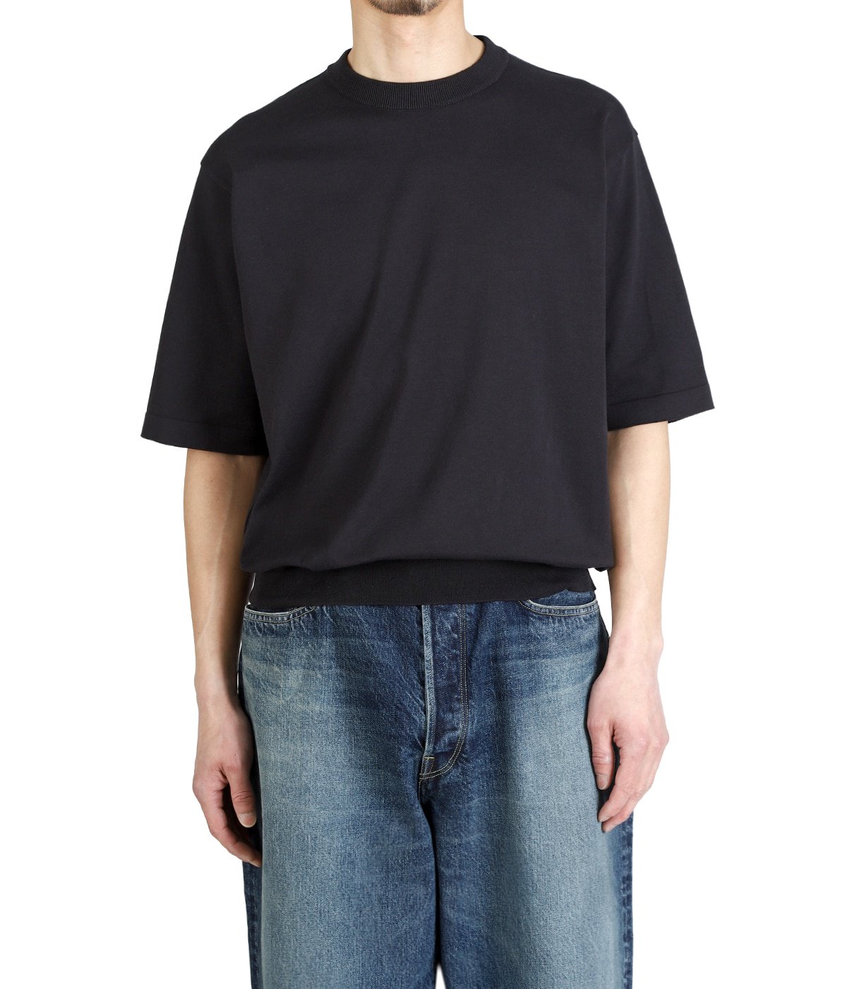 Cotton Knit High-gauge Tee | KAPTAIN SUNSHINE(キャプテン
