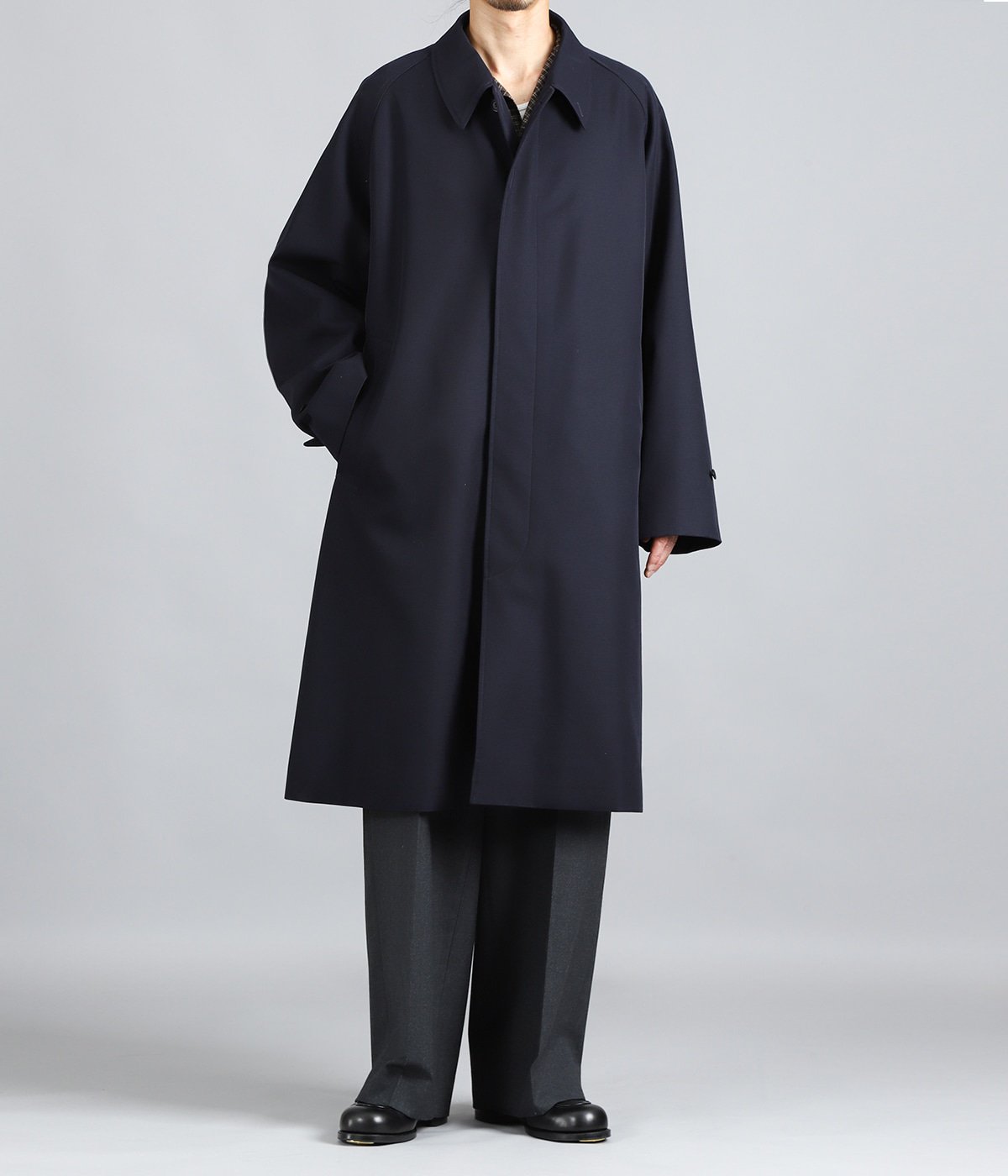 キャプテンサンシャイン　中綿オーバーサイズロングコート　ブラック　サイズ38 L Wool Cavalry Walker Coat | KAPTAIN SUNSHINE(キャプテンサンシャイン