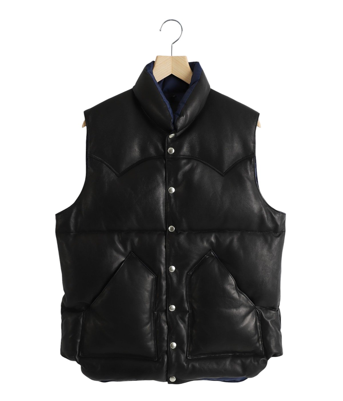 Leather Down Vest | KAPTAIN SUNSHINE(キャプテンサンシャイン) / アウター ダウンベスト レザージャケット  (メンズ)の通販 - ARKnets 公式通販