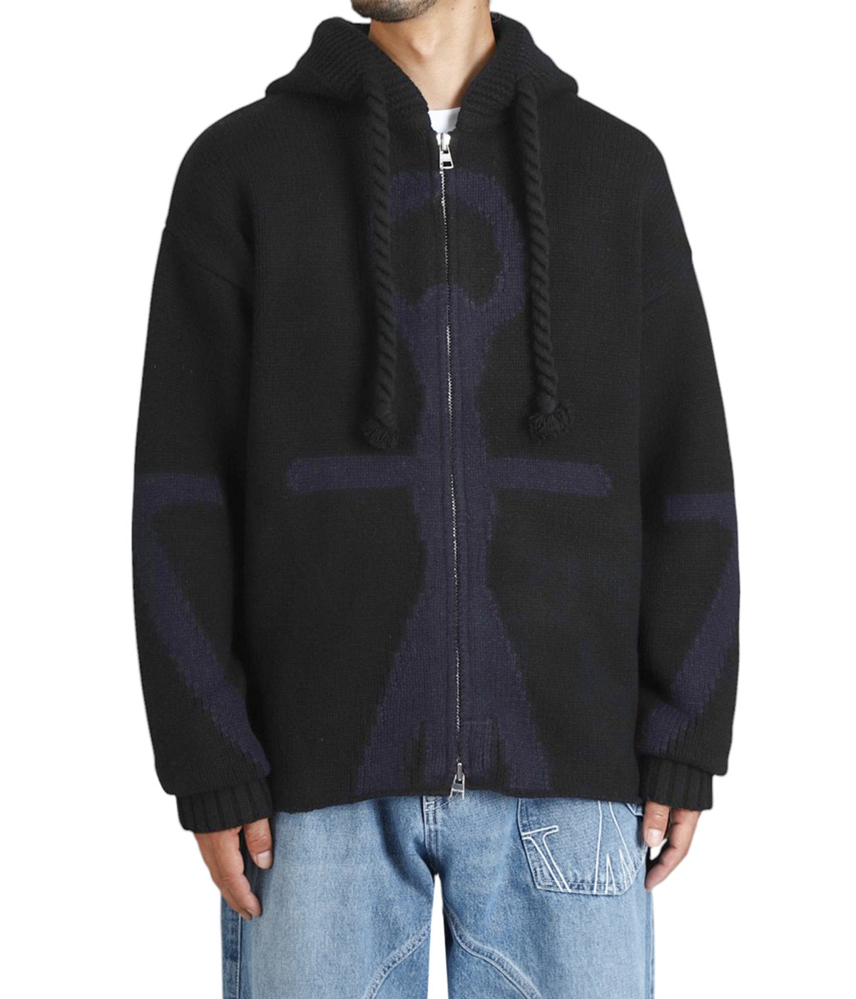 ZIP UP ANCHOR HOODIE | JW ANDERSON(ジェイダブリューアンダーソン