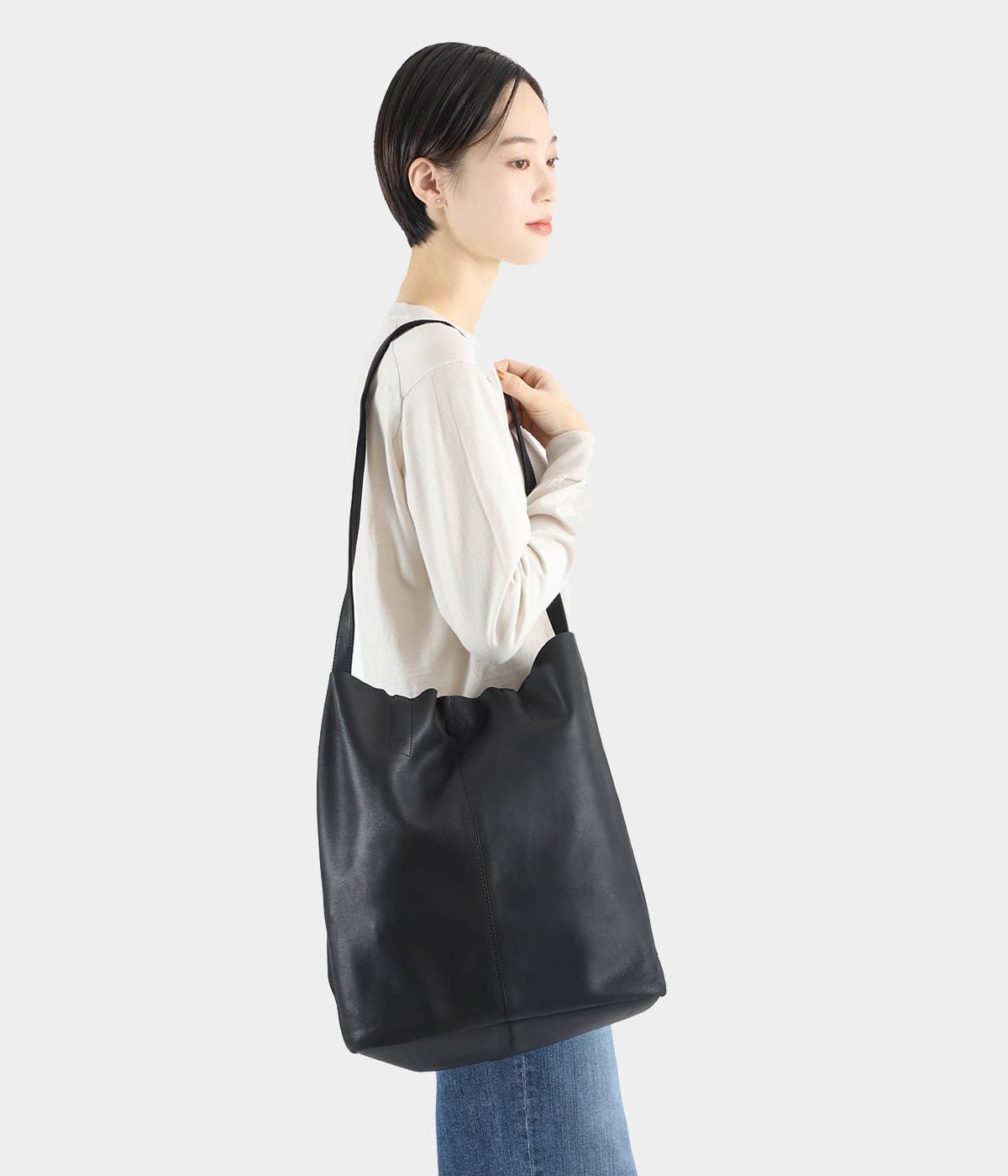 3WAY LARGE TOTE - BLACK - | Morphee(モルフェ) / バッグ トート