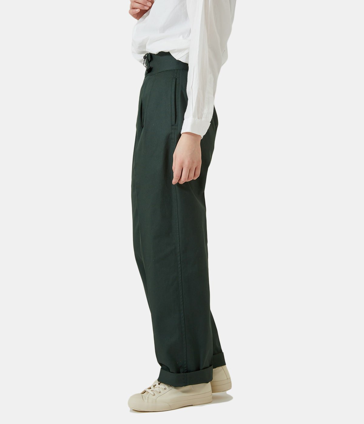 レディース】DOUBLE BELTED GURKHA TROUSERS【WOMENS】 | LENO(リノ